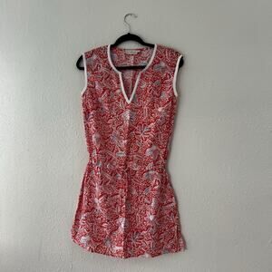 NWOT Tory Burch XS Melon Emma 100% Linen Dress